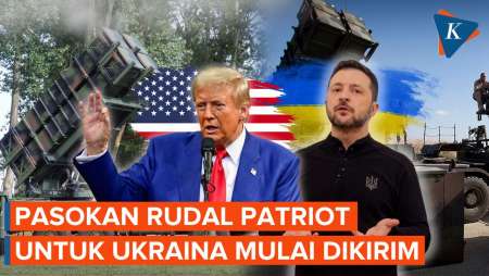 Trump Sebut Pengiriman Sistem Pertahanan Rudal Patriot untuk Ukraina Telah Dimulai