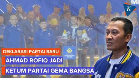 Partai Baru Gema Bangsa Resmi Deklarasi, Ahmad Rofiq Jadi Ketua Umum