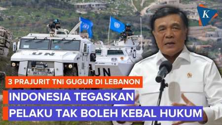 3 Prajurit TNI Gugur Di Lebanon, Menko Polkam: Pelaku Harus Tanggung Jawab Tanpa Kebal Hukum