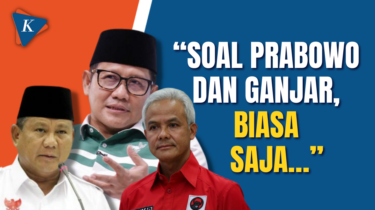 Saat Cak Imin Santai soal Kedekatan Prabowo dan Ganjar