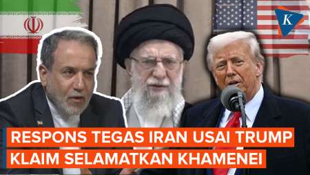 Respons Iran Usai Trump Klaim Selamatkan Khamenei dari Pembunuhan Israel