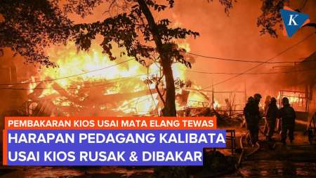 Pedagang Di Kalibata Minta Bantuan Pemerintah Agar Bisa Jualan Lagi Usai Kios Dibakar