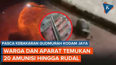 Pasca Kebakaran Gudmurah Kodam Jaya, 20 Amunisi dan Rudal Ditemukan di Kampung Parung Pinang