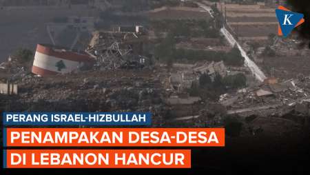 Penampakan Kehancuran Desa-desa di Lebanon akibat Pertempuran Israel-Hizbullah