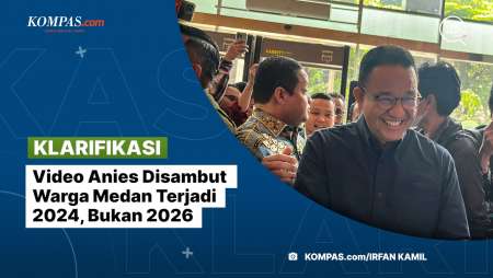 [KLARIFIKASI] Video Anies Disambut Warga Medan Terjadi 2024, Bukan 2026