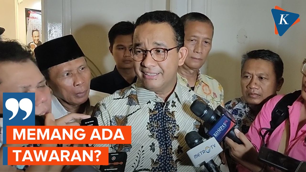 Soal Peluang Gabung Koalisi Prabowo-Gibran, Anies: Memang Ada Tawaran?