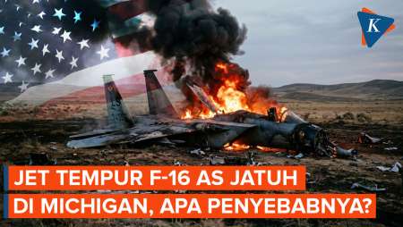 Kronologi Jet Tempur F-16 AS Jatuh, Muncul Sinyal Darurat, Apa Penyebabnya?