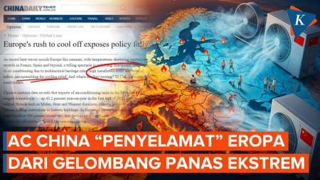 Media China Ejek Eropa yang Dilanda Gelombang Panas Ekstrem
