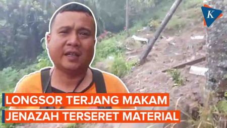 Longsor Padang Hantam Pemakaman, 50 Kuburan Jadi 