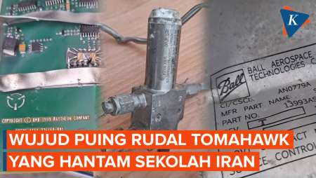 Wujud Puing Tomahawk yang Hantam Sekolah Putri Iran, Ada Nama Perusahaan AS