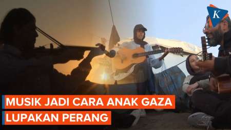 Suara Anak-anak Gaza, Lupakan Perang Dengan Bermain Musik
