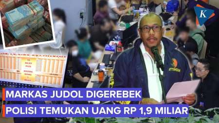 Markas Judol Hayam Wuruk Digerebek: Uang Lebih Dari Rp 1 Miliar Ditemukan