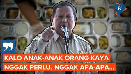 Prabowo soal Anak Orang Kaya Tolak MBG: Tidak Dipaksa, yang Penting Anak Indonesia Kuat
