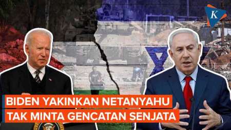 Biden Yakinkan Netanyahu, AS Tak Minta Gencatan Senjata