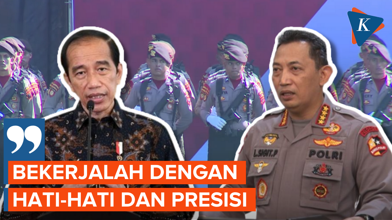 Jokowi Minta Polri Jangan Ceroboh Saat Bertugas