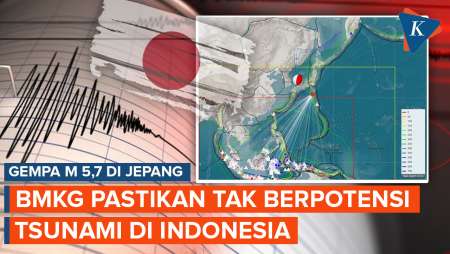 Gempa M 5,7 Picu Tsunami di Jepang, BMKG Pastikan Tak Berdampak di Indonesia!