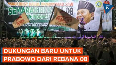 Ribuan Santri Deklarasikan Rebana 08 Dukung Prabowo