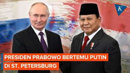 Isi Pertemuan Presiden Prabowo dengan Presiden Putin di St. Petersburg, Apa Saja?