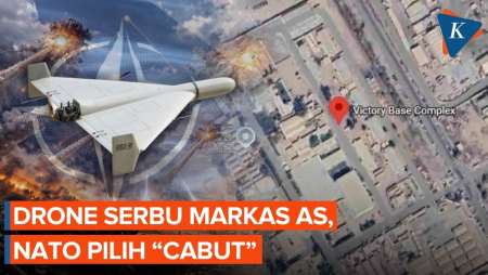 Drone Iran Hantam Pangkalan AS di Irak, NATO "Cabut" dari Timur Tengah