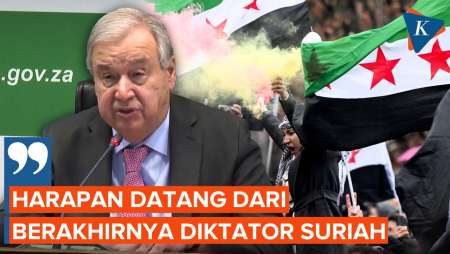 PBB Sebut Jatuhnya Rezim Assad di Suriah Membawa Harapan bagi Timur Tengah