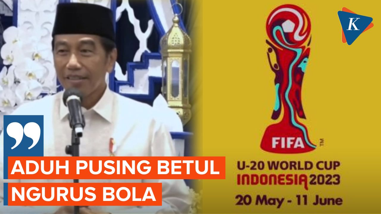 FIFA Coret Indonesia dari Tuan Rumah, Jokowi: Pusing Saya Ngurusin Bola