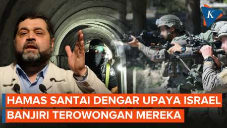 Hamas Santai Dengar Israel Berupaya Banjiri Terowongan Mereka, Kenapa?