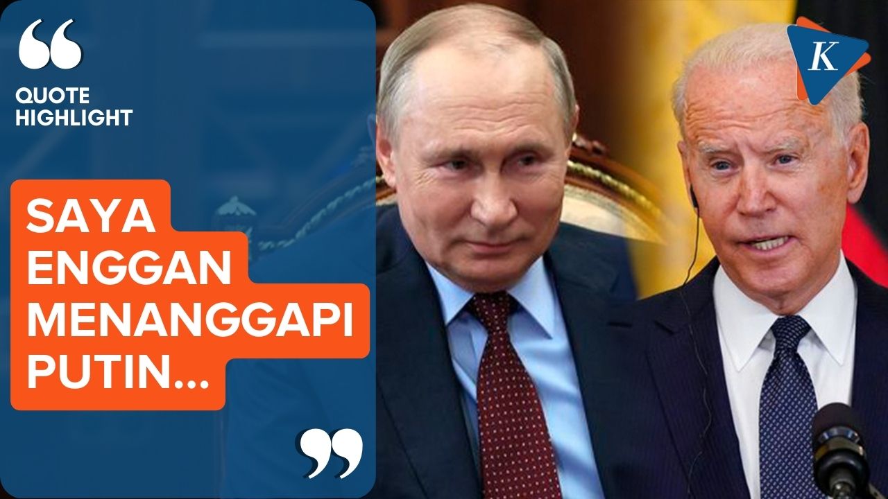 Joe Biden Ogah Tanggapi soal Putin yang Umumkan Gencatan Senjata