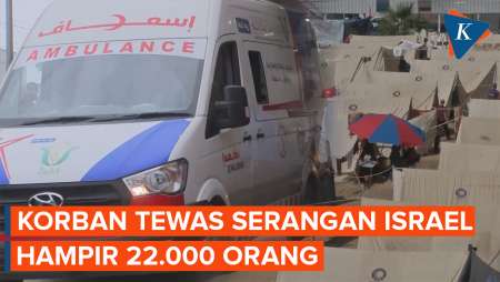 Jumlah Korban Tewas di Gaza Hampir Tembus 22.000 Orang, Warga Kesulitan Dapat Makanan