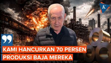 Netanyahu Klaim Israel Hancurkan 70 Persen Kapasitas Produksi Baja Iran