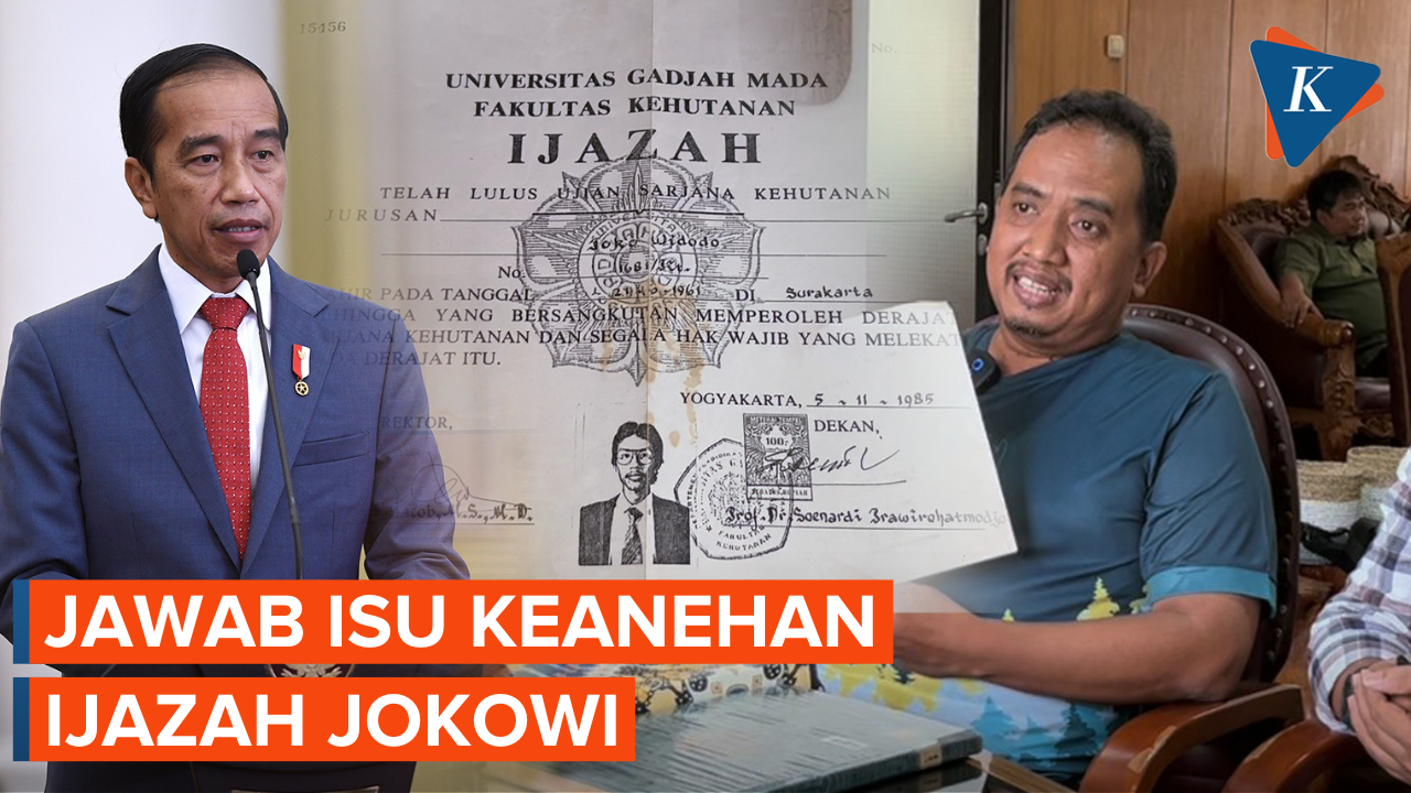 Penjelasan UGM soal Isu Keanehan Ijazah Jokowi