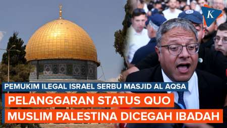 Pemukim Ilegal Israel Serbu Masjid Al Aqsa, Langgar Status Quo dan Cegah Muslim Palestina Beribadah