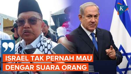 Hadiri Aksi Bela Palestina, JK: Israel Hanya Dengar Suara Amerika Serikat