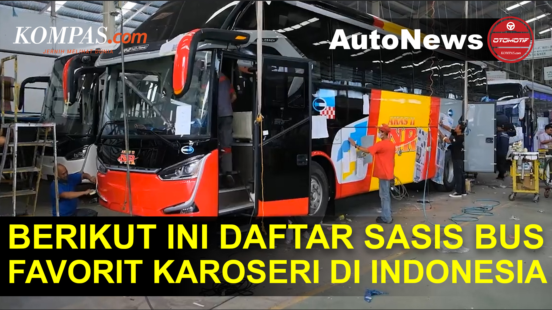 Daftar Sasis Bus Favorit Karoseri di Indonesia