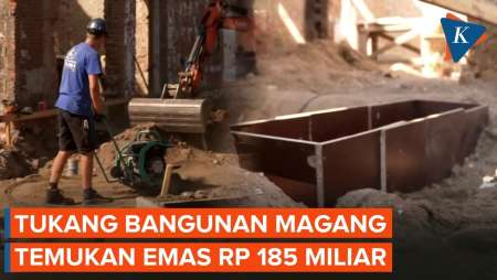 Tukang Bangunan Magang Temukan Emas Senilai Rp 185 Miliar