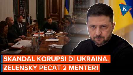 Ukraina Diguncang Skandal Korupsi, Zelensky Paksa 2 Menteri Mundur