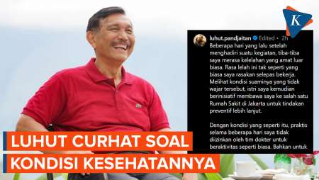 Luhut Ungkap Kondisi Kesehatannya, Kini Dirawat di Singapura