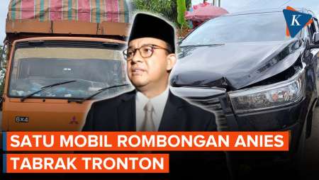 Mobil Rombongan Anies Kecelakaan Beruntun di Aceh Timur, Salah Satunya Tabrak Tronton