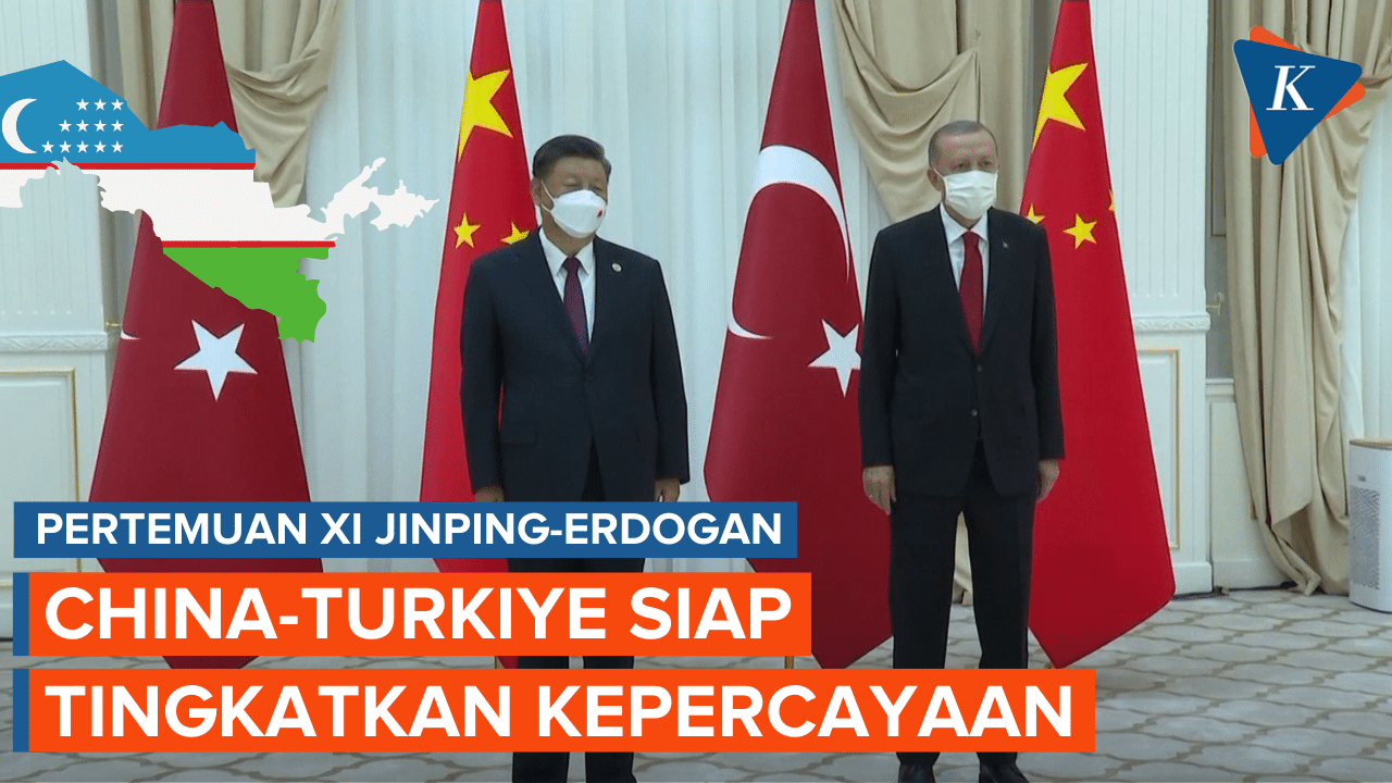 Xi Jinping Bertemu Recep Tayyip Erdogan Di sela KTT SCO