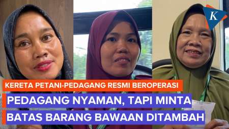 Kesan Penumpang Kereta Petani-Pedagang: Nyaman Tapi Minta Batas Barang Bawaan Diubah