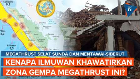 Megathrust Selat Sunda dan Mentawai-Siberut, Kenapa Zona Gempa Ini Bikin Khawatir Ilmuwan Indonesia?