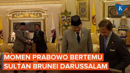 Prabowo Bertemu Sultan Hassanal Bolkiah, Bahas Sejumlah Isu Strategis