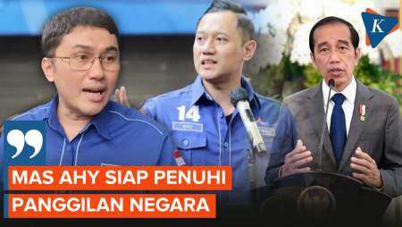 Demokrat Tanggapi Isu AHY Jadi Menteri ATR Di Kabinet Jokowi