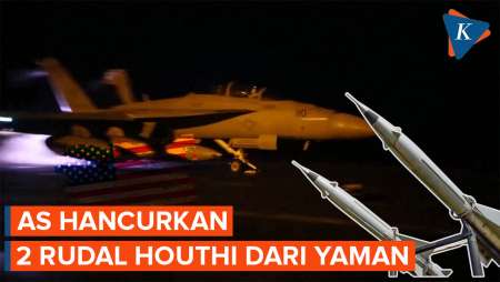 AS Hancurkan 2 Rudal Houthi yang Sasar Kapal Kargo