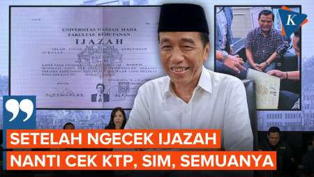 Sayangkan Polemik Ijazah, Jokowi: Nanti Ngecek Skripsi, KTP, KK, Semua Dicek