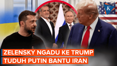 Zelensky "Cepu" Ke Trump, Klaim Punya Bukti Putin Bantu Serangan Iran