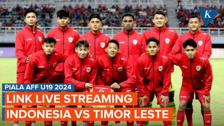 Jadwal Siaran Langsung Timnas U19 Indonesia Vs Timor Leste di Piala AFF 2024, Main Malam Ini!