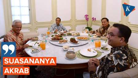 Jokowi Undang Trio Bacapres Makan Siang, Prabowo: Suasananya Akrab