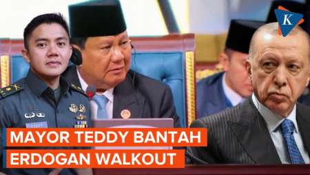 Klarifikasi Mayor Teddy soal Erdogan “Walkout”  Saat Prabowo Pidato di KTT D-8