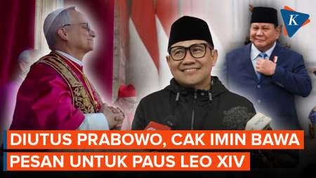 Diutus Hadiri Pelantikan Paus Leo XIV, Cak Imin Bawa Pesan dari Prabowo