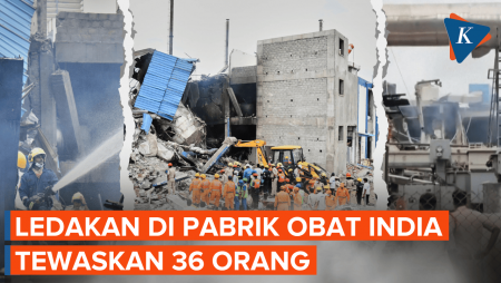 Pabrik Obat di India Meledak, 36 Orang Tewas
